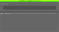 Desktop Screenshot of pegboard.com